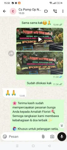 Testimonial Papan Bunga kabupaten malang