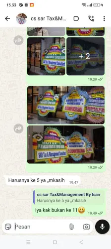 Testimonial Papan Bunga kabupaten malang